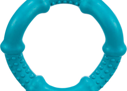 Schwimmender blauer Gummiring für Hunde von Trixie