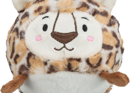 Trixie Ball Leopard Plüsch Gummi 13 cm - hochwertiges Spielzeug für Katzen