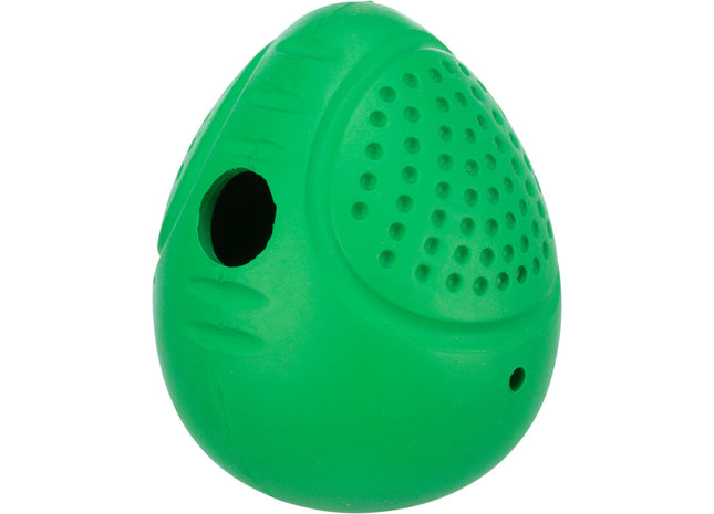 Grünes Naturgummi-Snackei von Trixie für interaktives Spiel und Belohnung