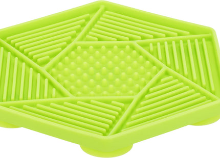 Grüne Trixie Lick'n'Snack-Matte für Hunde mit Saugnäpfen aus Silikon