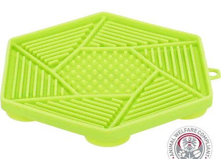 Grüne Trixie Lick'n'Snack-Matte für Hunde mit Saugnäpfen aus Silikon