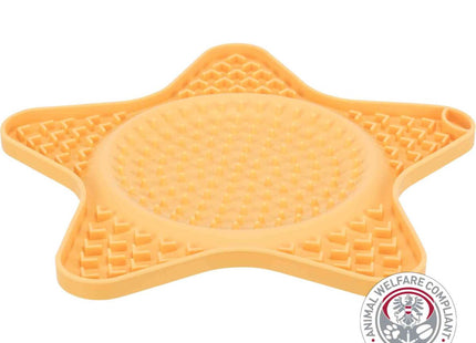 Silikon Leckmatte in Gelb für Hunde von Trixie