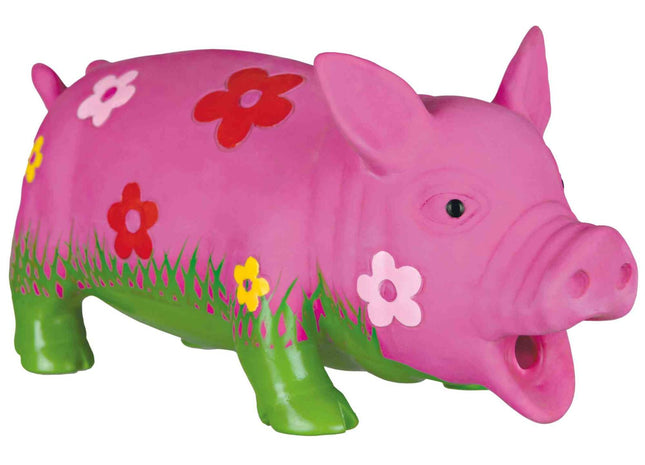 Trixie Blumenschwein Original Tierstimme Latex 20 cm