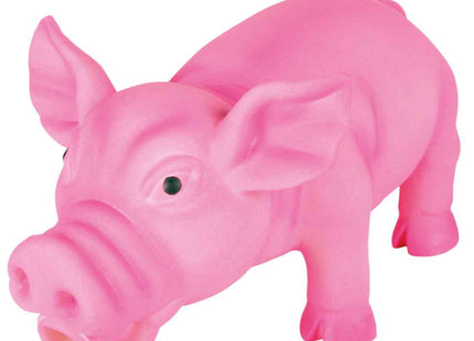 Trixie Latex-Schwein mit Originalstimme - niedliches Spielzeug für Hunde
