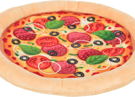 Trixie Pizza Plüschspielzeug mit einem Durchmesser von 26 cm