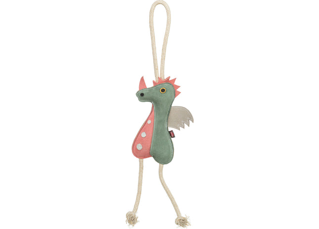 Trixie Drache am Tau - Leder und Tau, 55cm