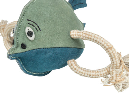 Trixie Fisch mit Tau - Leder, 28 cm