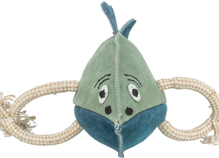 Trixie Fisch mit Tau - Leder, 28 cm