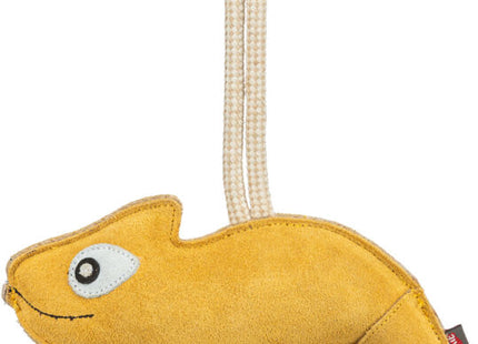 Trixie Chamäleon am Tau - Leder Hundespielzeug 45cm