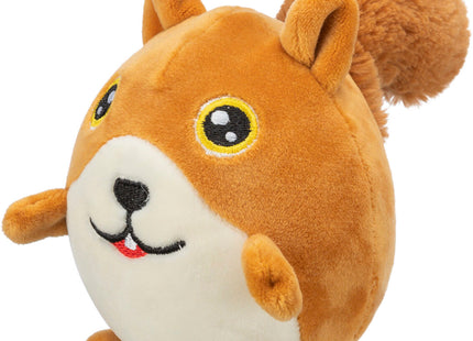 Trixie Eichhörnchen rund Plüsch - 13 cm, braun