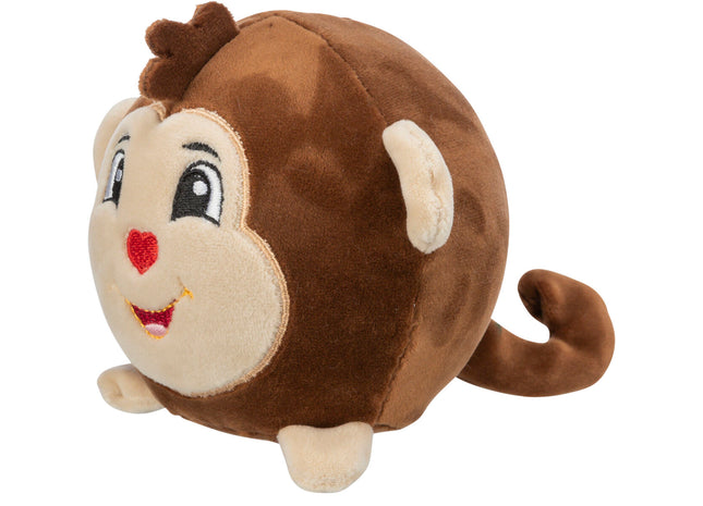 Trixie Affe rund Plüsch 11cm braun