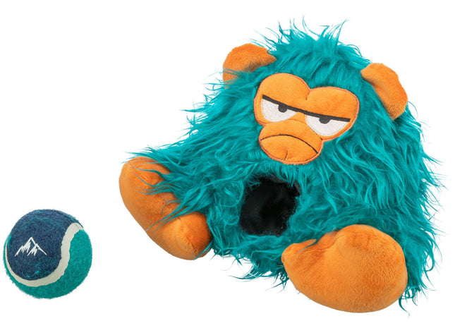 Trixie Monster mit Tennisball - Plüschspielzeug 25 cm
