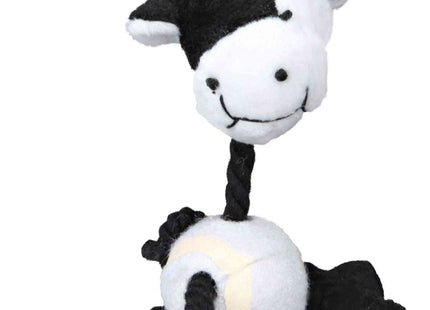 Trixie Plüschfigur mit Tau und Tennisball, 16 cm, 3 Stück