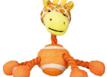 Trixie Plüschfigur mit Tau und Tennisball, 16 cm, 3 Stück