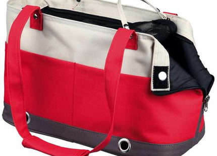 Trixie Tasche Dilara – Transporttasche beige/rot klein