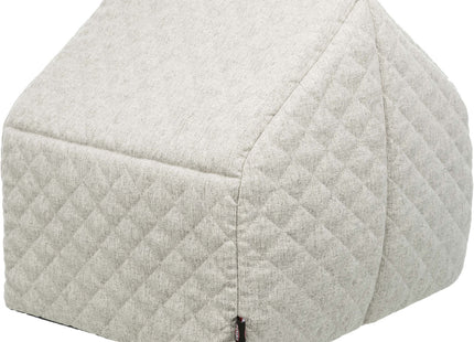 Trixie Vital Kuschelhöhle Noah – orthopädisches Hundebett hellgrau