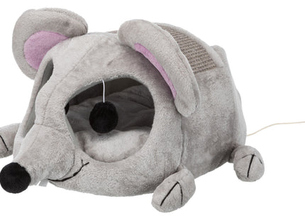 Trixie Kuschelhöhle Lukas – graue Katzenhöhle 35×33×65 cm