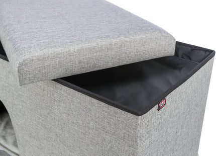 Trixie Kuschelhöhle Kimy - faltbare Kuschelhöhle hellgrau