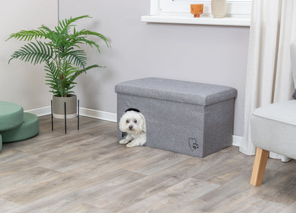 Trixie Kuschelhöhle Kimy - faltbare Kuschelhöhle hellgrau