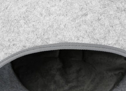 Trixie Kuschelhöhle Luna - Filz, hellgrau, 40×24×46 cm