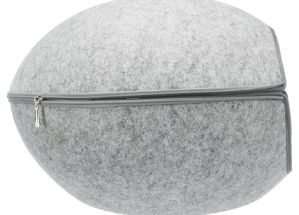Trixie Kuschelhöhle Luna - Filz, hellgrau, 40×24×46 cm