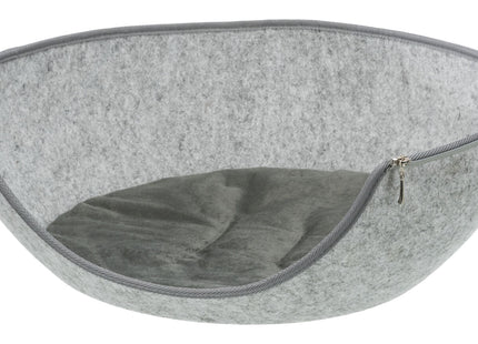 Trixie Kuschelhöhle Luna - Filz, hellgrau, 40×24×46 cm