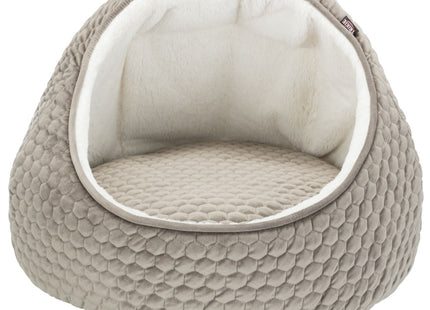 Trixie Kuschelhöhle Livia – Katzenhöhle taupe/creme