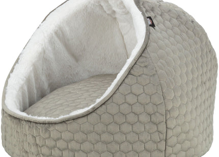 Trixie Kuschelhöhle Livia – Katzenhöhle taupe/creme