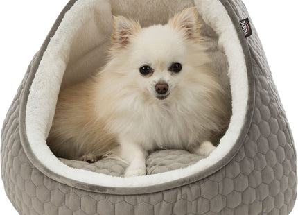 Trixie Kuschelhöhle Livia – Katzenhöhle taupe/creme