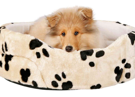 Trixie Hundebett Joey - Beige, 43x38cm, mit Pfoten