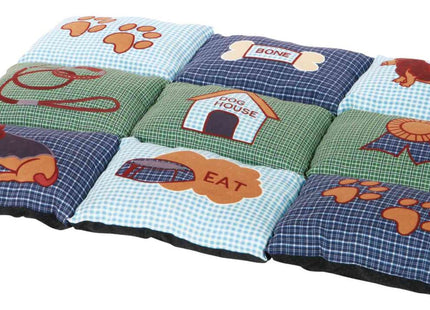 Trixie Decke Patchwork blau/grün, 80x55 cm