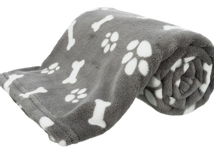 Trixie Decke Kenny - Hundedecke, grau, Plüsch, 75x50cm