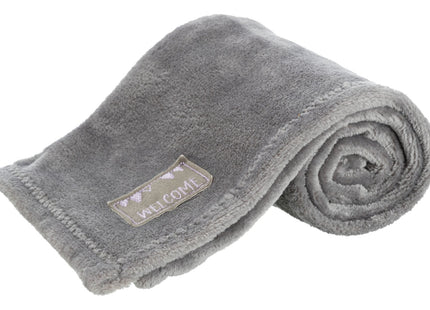 Trixie Junior Kuschel-Set - Decke und Hase, grau/flieder