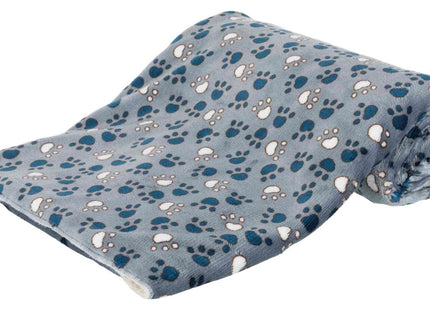 Trixie Decke Tammy - Plüschdecke blau/beige 100×70 cm