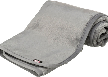 Trixie Decke Levy – Plüsch Hundedecke grau 100×70 cm