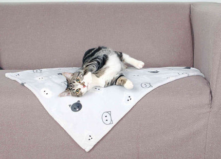 Trixie Decke Mimi – weiche graue Haustierdecke