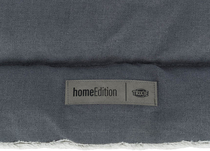 Trixie Liegematte Farello - Plüsch, weiss-grau, 70x55cm