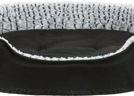 Trixie Vital Bett Lino - orthopädisches Hundebett schwarz/grau