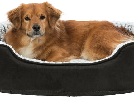 Trixie Vital Bett Lino - orthopädisches Hundebett schwarz/grau