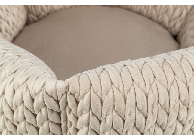 Trixie Bett Livia - rund, sand, ø50cm