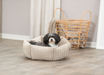 Trixie Bett Livia - rund, sand, ø50cm