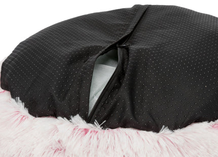 Trixie Bett Harvey - Hundebett weiss-pink ø50cm