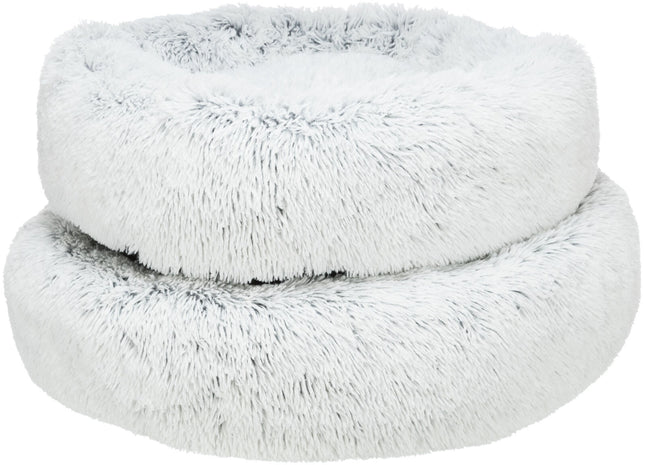 Trixie Bett Harvey – rundes Hundebett weiss-schwarz