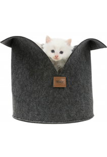 Trixie Bett Luise - rund, anthrazit, Katzenbett