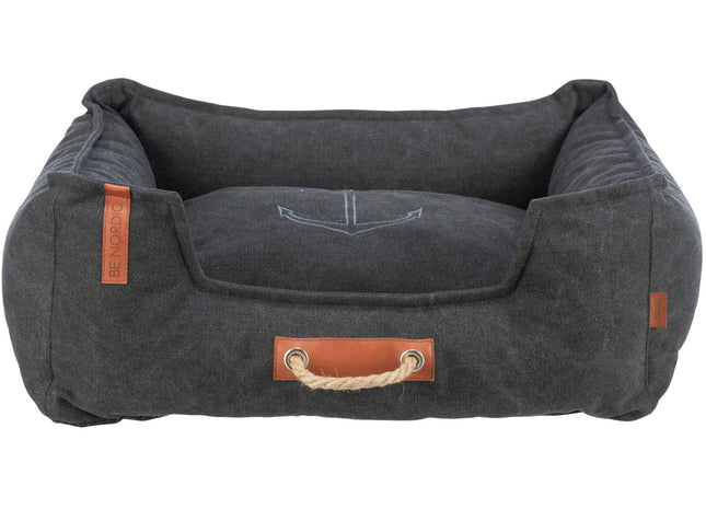 Trixie BE NORDIC Hundebett - eckig, schwarz, 60×50 cm