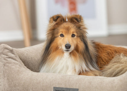 Trixie Bett Matteo - Hundebett eckig sand 80x60cm