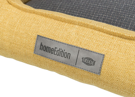 Trixie Bett Talis - Hundebett, gelb und dunkelgrau