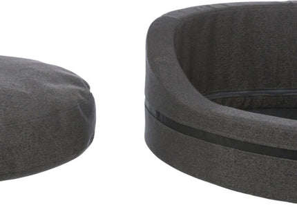 Trixie Bett CityStyle oval dunkelgrau, 65×55cm