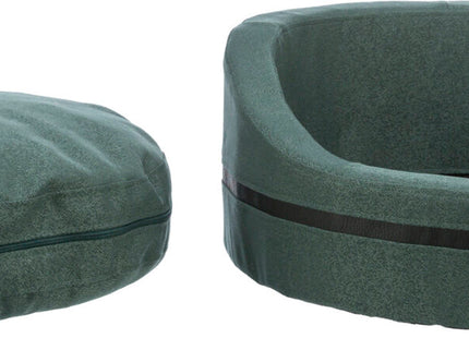 Trixie Bett CityStyle oval dunkelgrün - Hundebett klein