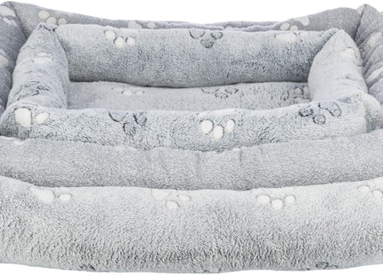 Trixie Bett Nando - Hundebett hellgrau 60x50cm